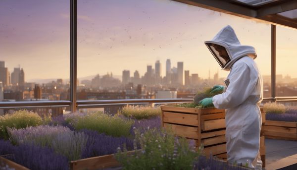Installer une ruche sur un toit pour améliorer la biodiversité urbaine