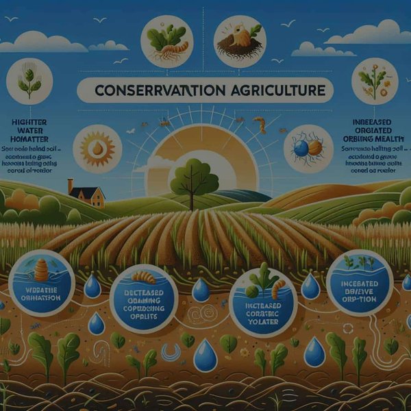 Quels sont les avantages de l'agriculture de conservation sur la santé des sols ?
