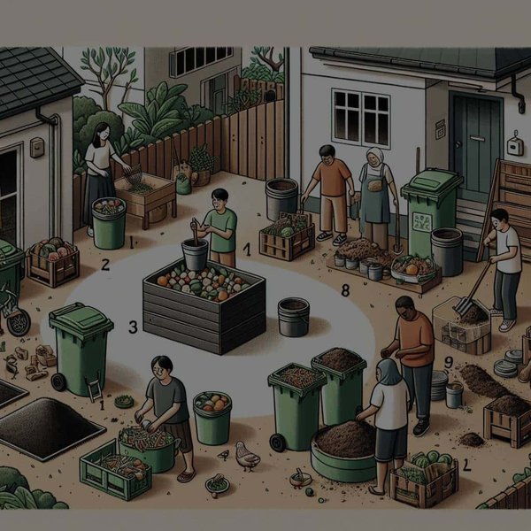 Comment créer un espace de compostage communautaire dans un quartier résidentiel ?